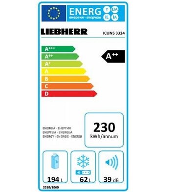 LIEBHERR ICUNS 3324 spotřeba energie